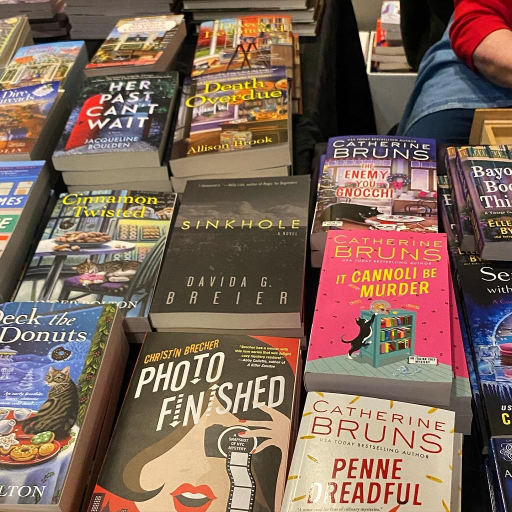 Books on display at Domestic Malice